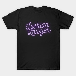 Lesbian Lawyer - Purple T-Shirt
